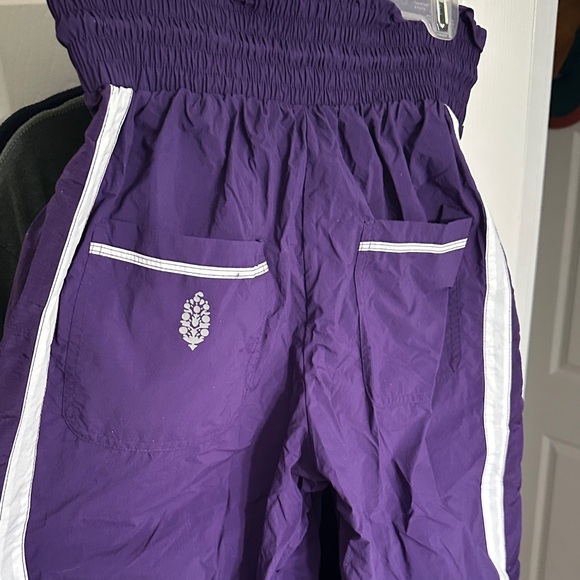 Free People Movement Champ Is Here Pants - Purple NWOT - Picture 5 of 6